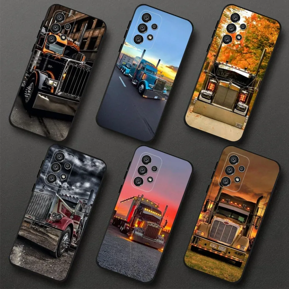 Cool Heavy Truck Car Phone Case para Samsung Galaxy A20,A21s,A22,A31,A32,A52,A53,A72,73,A80,A91 cubierta negra suave