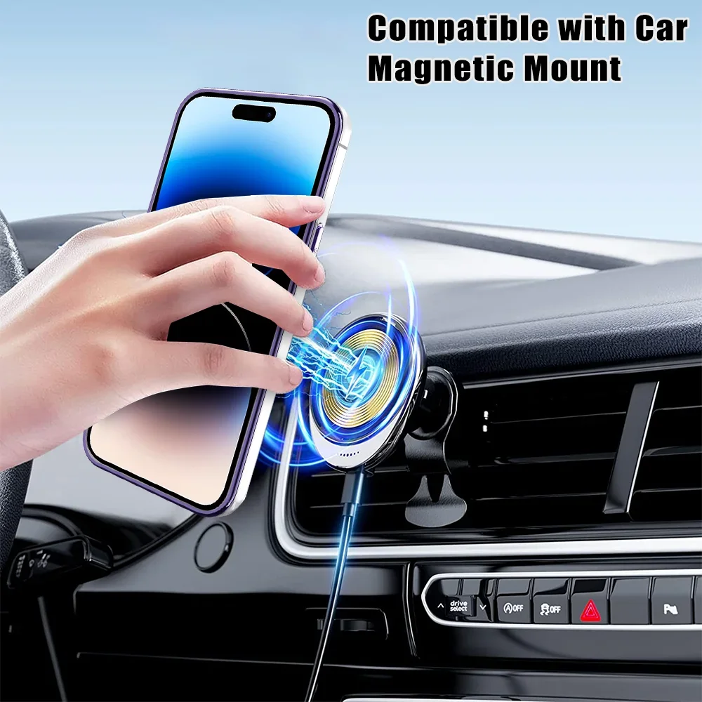 Funda con soporte de carga Magsafe para Samsung Galaxy S24, S23, S22 Plus Ultra, A54, A34, S20 FE - imagen 3