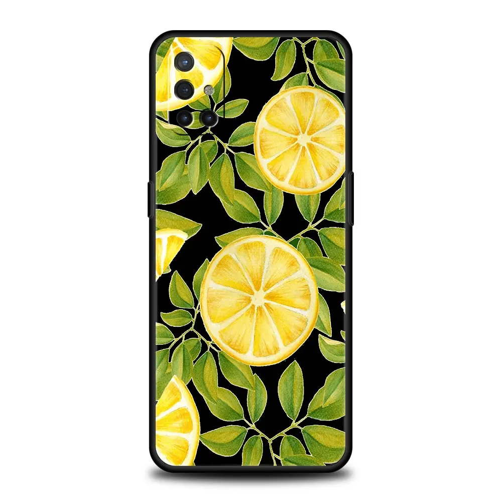 Funda de silicona para teléfono OnePlus 10 9 Pro 9T 9R 9RT 8T 8 7 6T 7T Nord 2 CE 5G N200 N10 N100 cubierta protectora Mediterranean Lemon - imagen 5