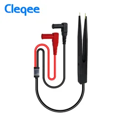 Cleqee P1510 Pinza SMD LCR para Multímetro – Sonda Compatible Fluke