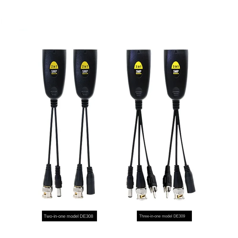 AHDCVITVI Alimentación y audio de video Transmisor de par trenzado 3 en 1 5MP 2 en 1 - imagen 5