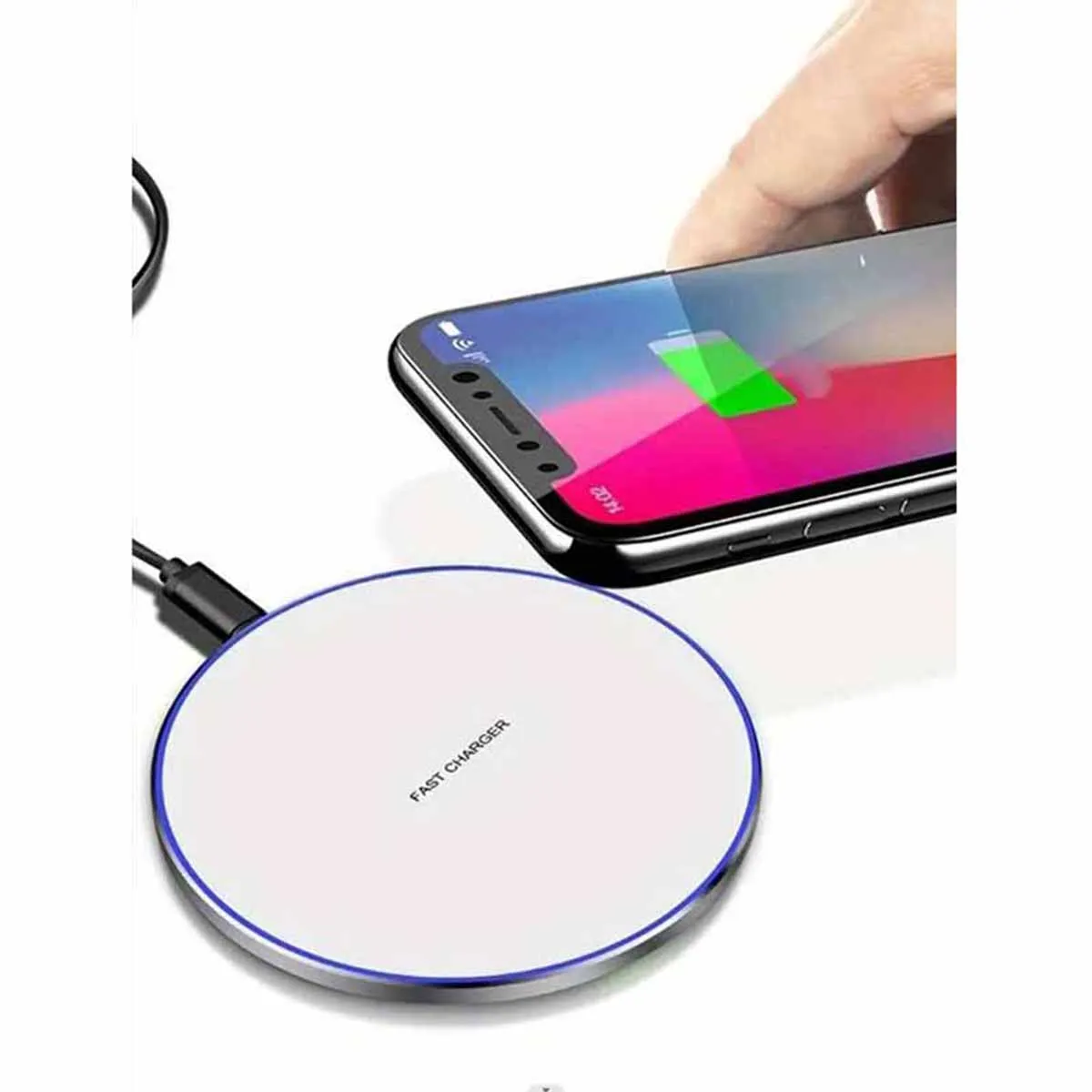 Cargador inalámbrico rápido de 30W, estación de carga inalámbrica para iPhone 14, 13, 12, 11 Pro Max, Samsung Galaxy S22, S21, S20, S10, S9, Xiaomi - imagen 5