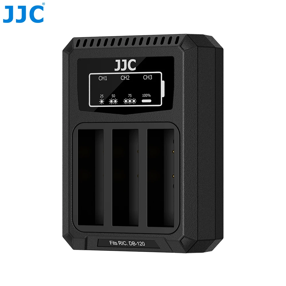 Cargador de batería USB tipo C actualizado JJC para cámara Ricoh GR IV GRIV GR4 Ricoh GR4 DB-120 cargador de batería Ricoh GR IV Accesorios - imagen 2