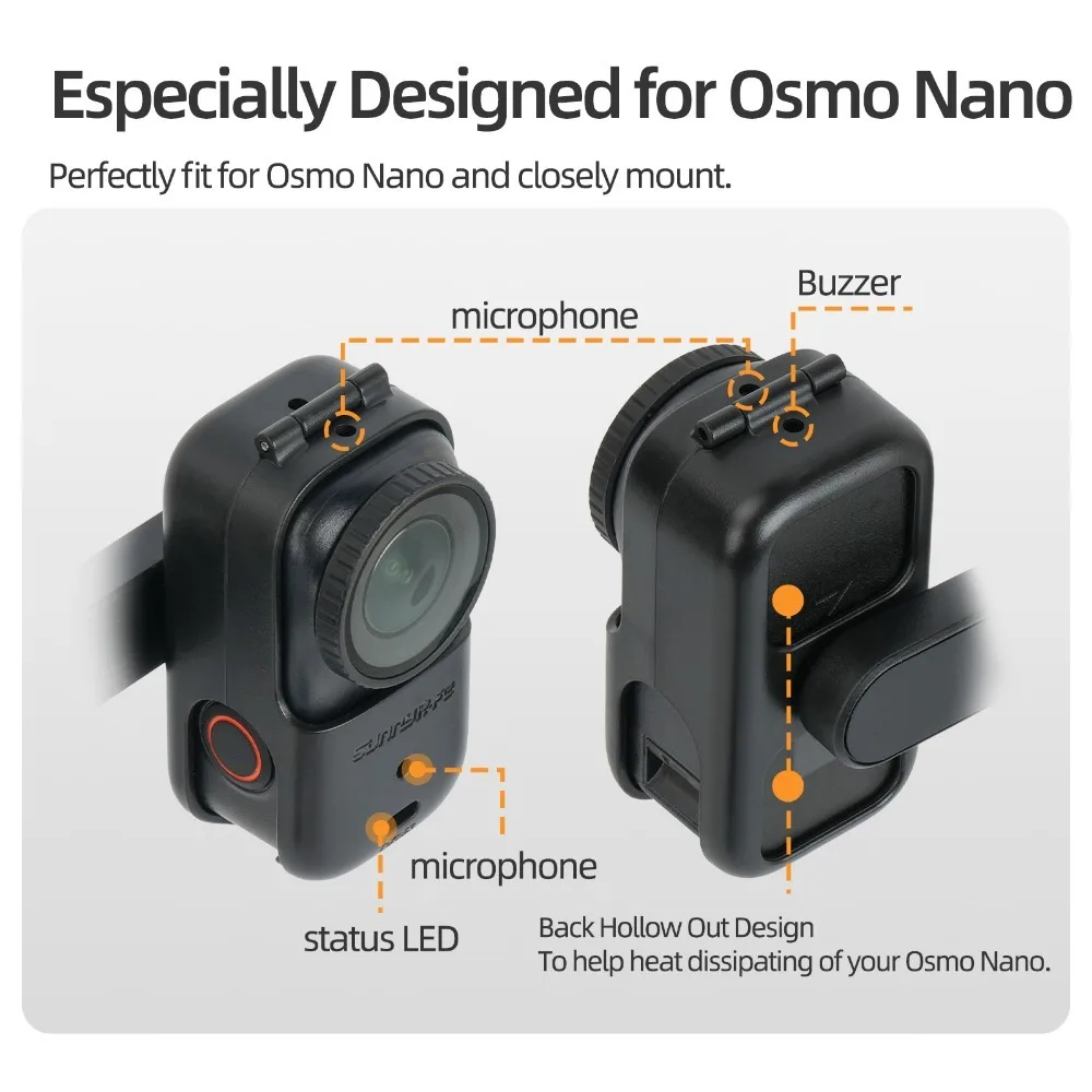Base de montaje magnética portátil para DJI Osmo Nano, soporte de escritorio plegable con múltiples ángulos, accesorios para Cámara de Acción