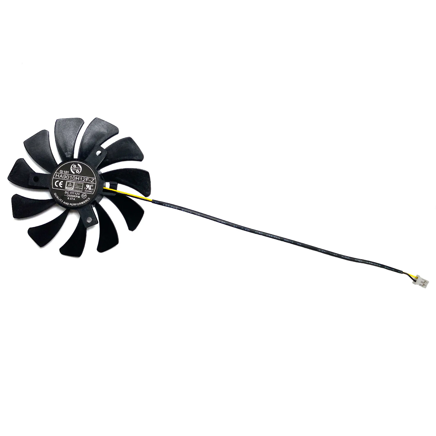 Ventilador de repuesto para tarjeta gráfica MSI GeForce GTX1050 1050ti RX560 AERO ITX OC, nuevo, HA9010H12F-Z - imagen 5