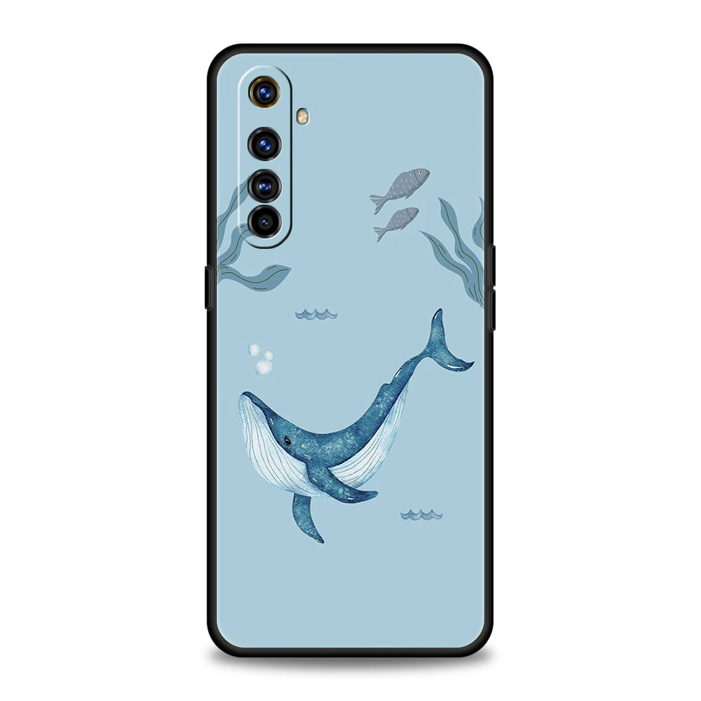 Funda de pareja emparejada de ballena delfín para Realme 13 12 11 10 9 8 5G 7 C25 C35 GT5 GT3 GT2 Pro Plus para Realme GT Neo 2 3 3T 5 - imagen 3