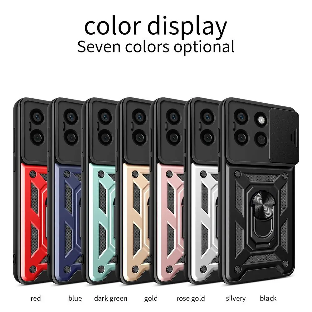 Funda armadura para Honor X6c X8c X8b X7b 5G X6b X8a X7a X6a cubierta protección de lente con anillo soporte magnético Coque Fundas - imagen 2