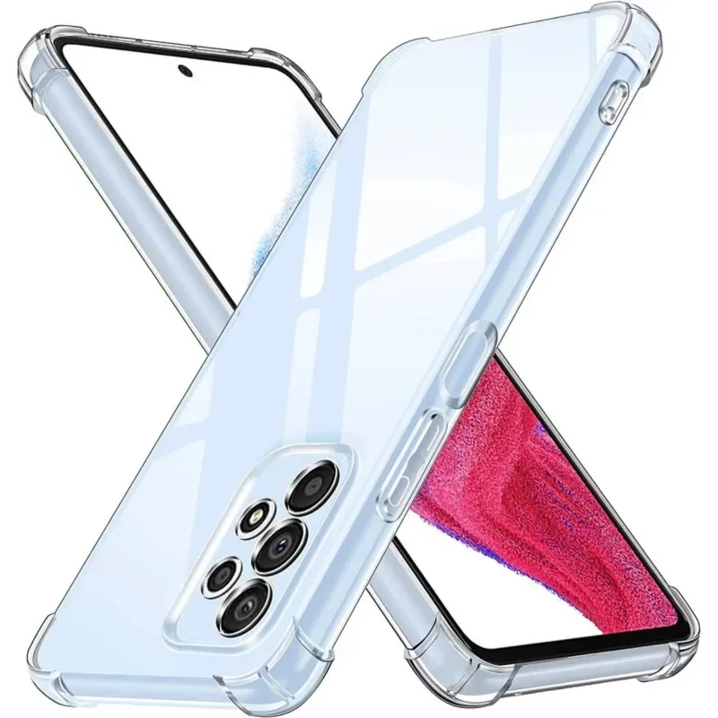 Funda transparente para Samsung Galaxy A52 A72 A13 A23 A33 A53 A73 A04 A04S A14 A24 A34 A54 A22 A32 5G Fundas - imagen 2