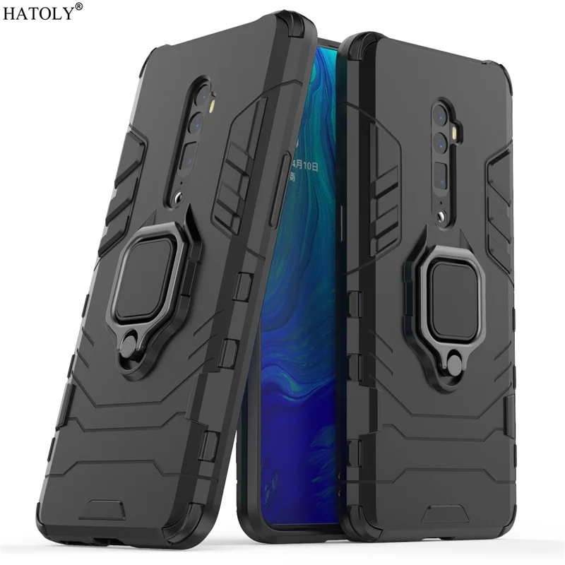 Funda Oppo Reno 10x zoom, funda protectora a prueba de golpes, soporte magnético para anillo de dedo, funda de parachoques para teléfono para Oppo Reno 10x zoom - imagen 3