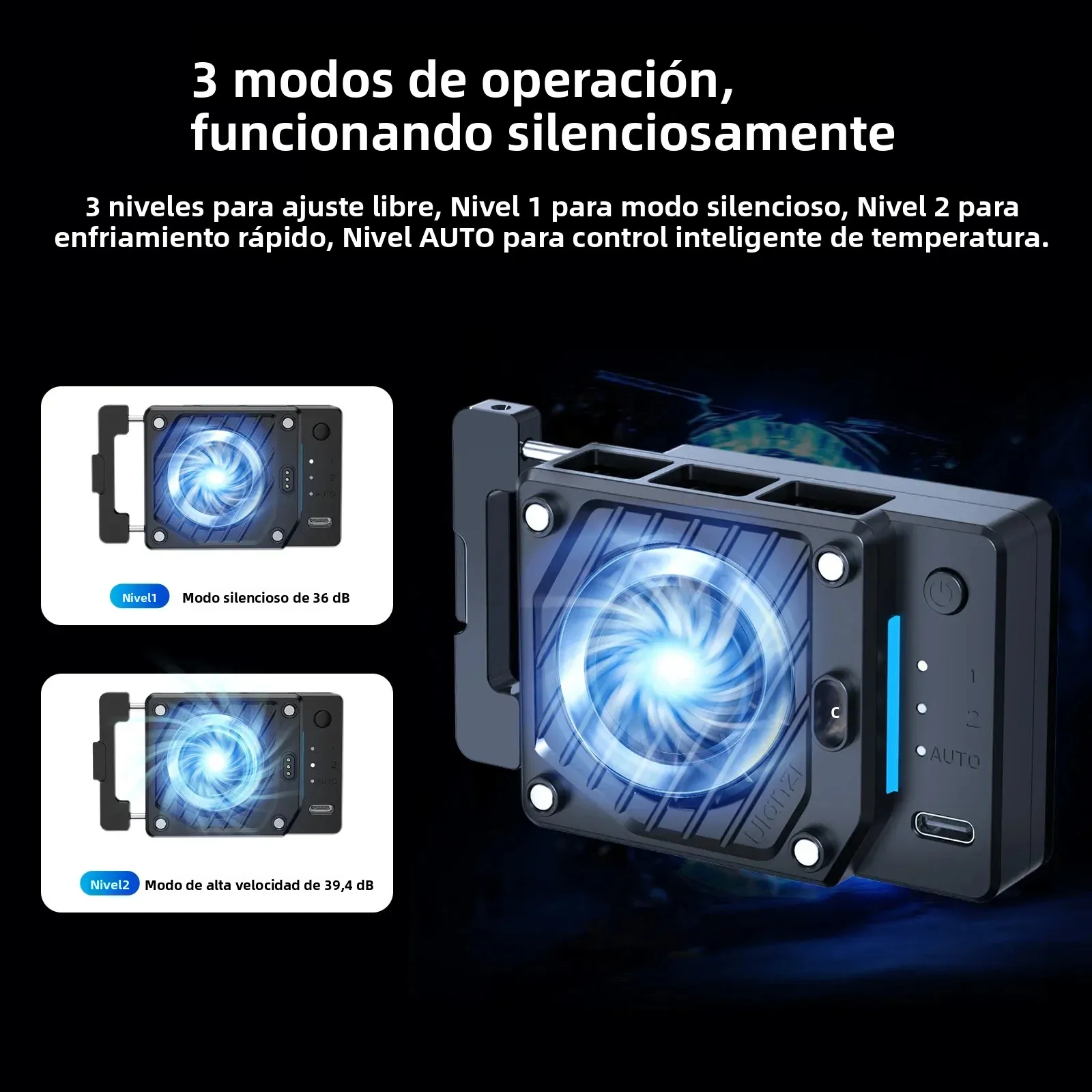 Ulanzi CU01 refrigerador termostático para cámara Semiconductor ventilador de refrigeración para cámara radiador 4K Kit de grabación disipador de calor para Sony Canon Nikon - imagen 4