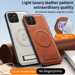 Funda de Cuero Magnética Honor Serie X con Carga Inalámbrica