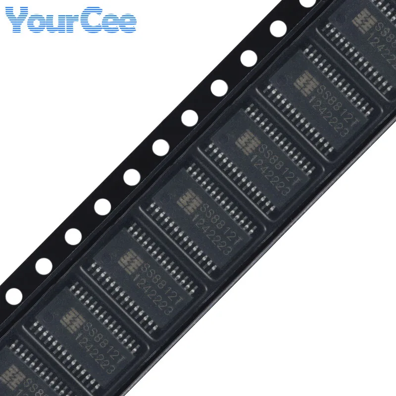 10 uds/2 uds SS8812T-ET-TP HTSSOP-28 SS8812T 36V 1.6A Chip controlador de puente H de 2 canales Chip IC SS8844T SS6811H SS8841T SS8837T-DF-TP - imagen 3