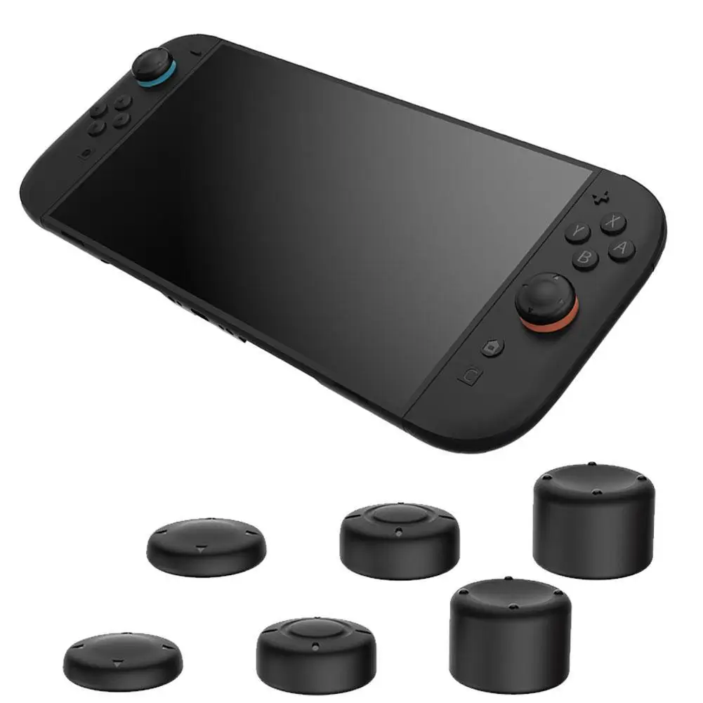 Tapa basculante negra para consola de juegos Switch 2, tapa de botón de protección aumentada de silicona, accesorios de juego 2025 - imagen 4