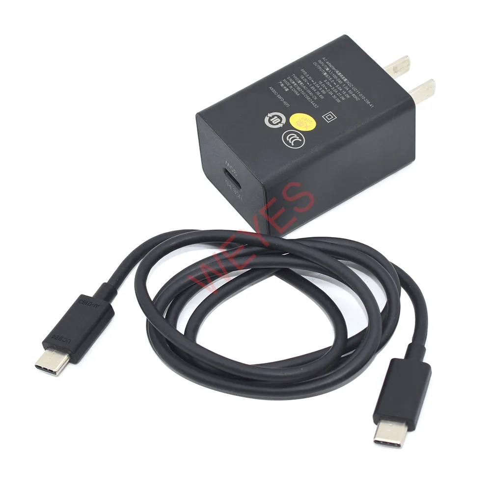 Adaptador de carga rápida para Sony, Cable de datos oficial de 30W, XQZ-UC1, USB24, tipo C, bien probado, AC-0540-CN - imagen 5