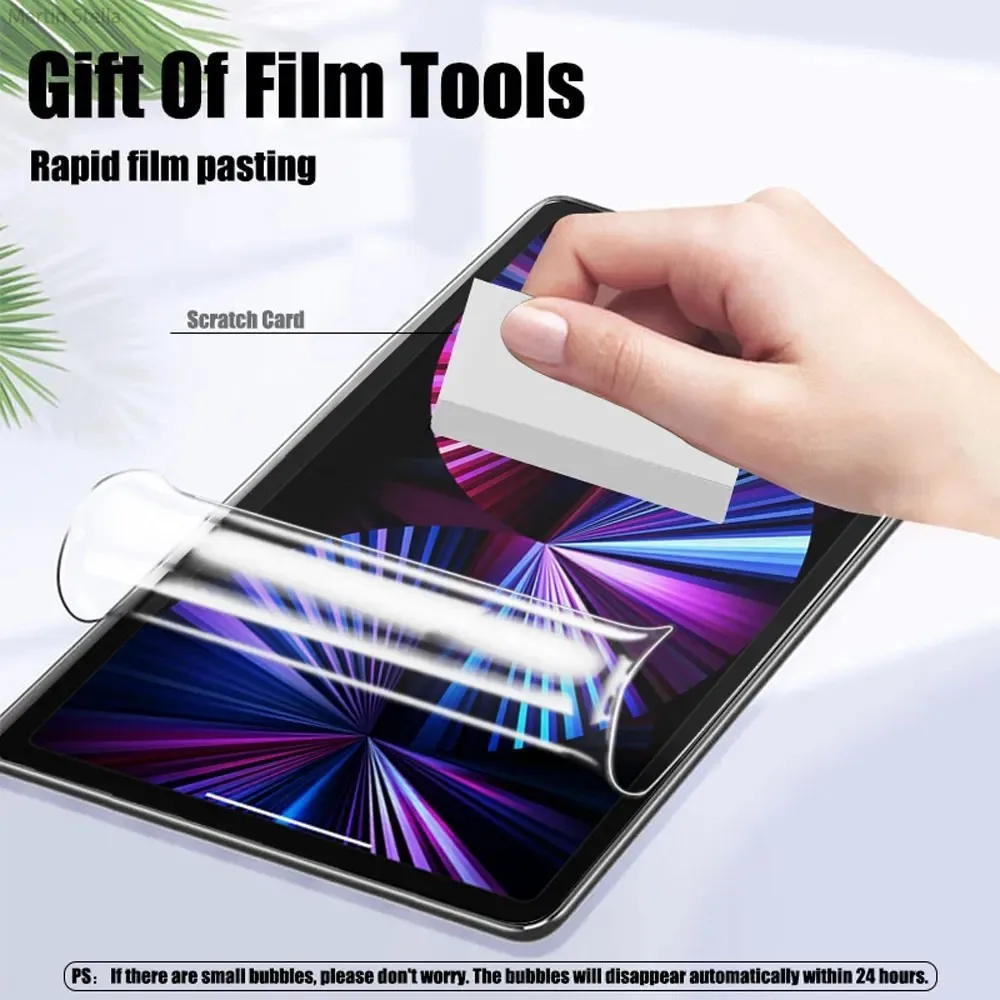 Película de hidrogel para Xiaomi Pad 7 11,2 2024 7Pro 5 6 6S Pro Poco Pad12.1 Pad5G 12,1 RedmiPad SE 11 8,7 Pad10.61 Pro12.1 Pro 5G 12,1 - imagen 4