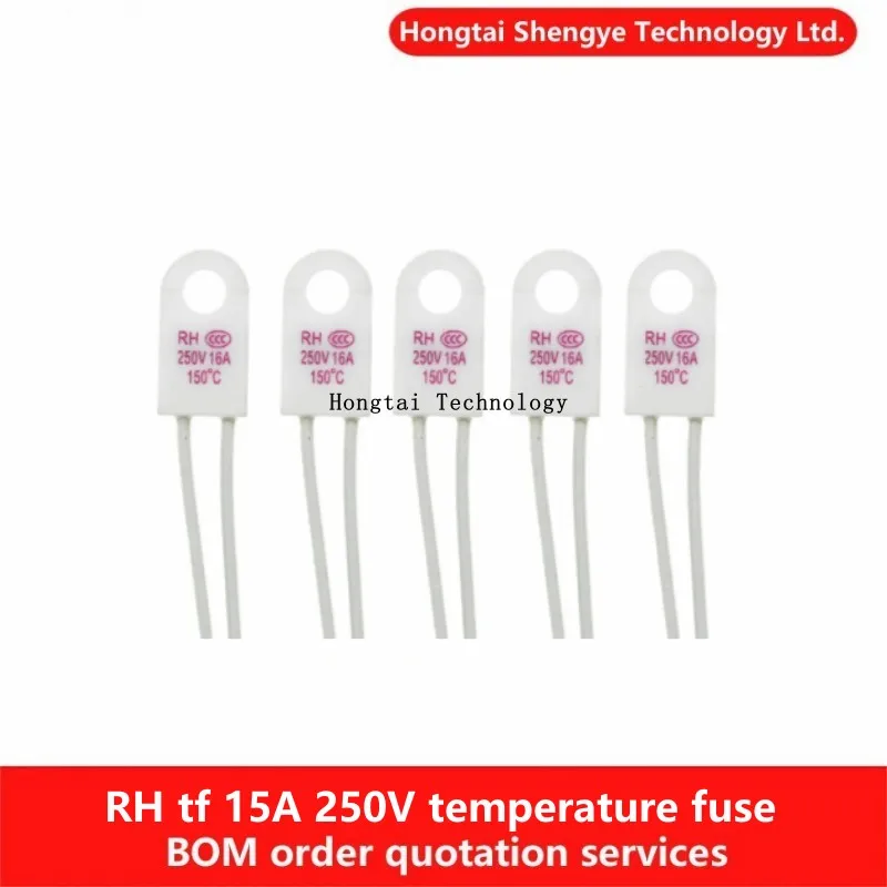 Calentador eléctrico RH/Tf 95/115/125/130/135/150/180/230 grados 15A 250V corte térmico Protector contra sobrecalentamiento