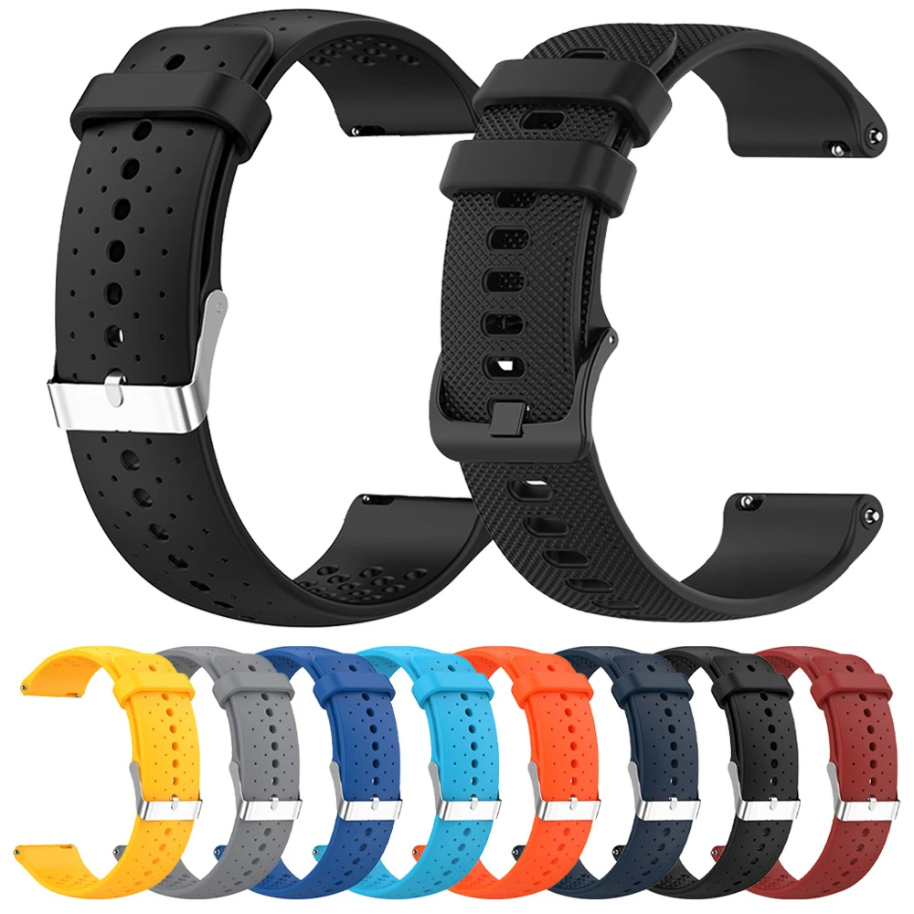 Correa transpirable para Garmin Venu 3 2 20mm 22mm correa de reloj Garmin Forerunner 570 265 255 M Vivoactive 6 5 pulsera deportiva de silicona - imagen 2