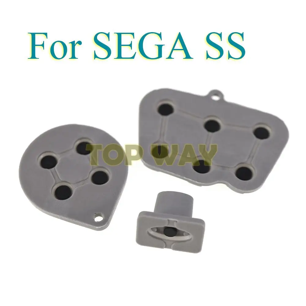 Juego de piezas de reparación para controlador Sega Saturn SS, almohadilla de goma conductora de silicona, botón de almohadillas para botones, 1 Juego - imagen 5