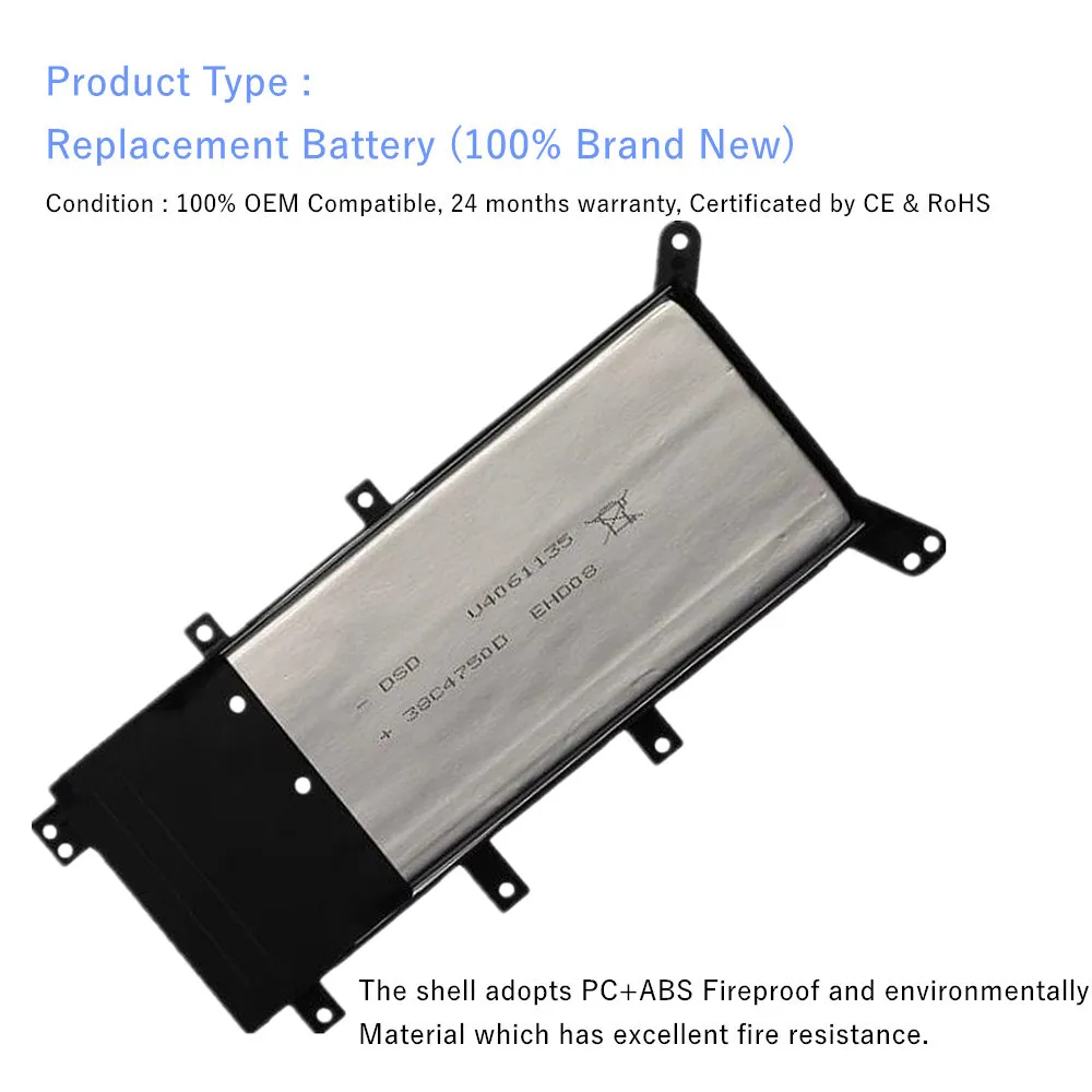 C21N1408 Batería para portátil ASUS VivoBook 4000 MX555 V555L V5555LB V555U Series - imagen 4
