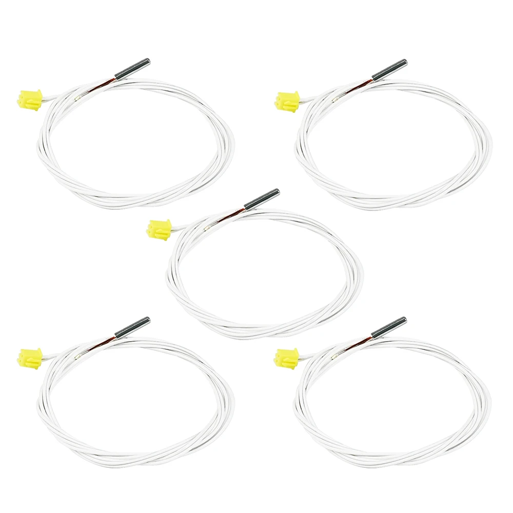 FLSUN-Sensor de temperatura de línea de termistor, cables blancos, impresora 3D Delta para boquilla Hotend, bloque de calor, piezas originales V400, 5 unidades por lote - imagen 2