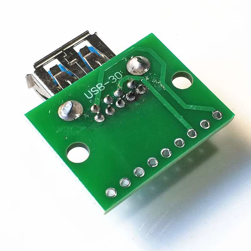 Conector USB-A Hembra 3.0 PCB – Montaje 2,54mm - imagen 2
