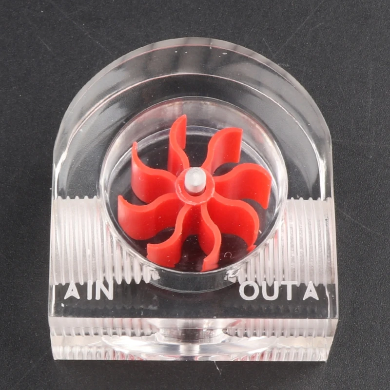 Medidor flujo acrílico G5AA, indicador filtro refrigerante del sistema refrigeración por agua con rosca G1/4 - imagen 4