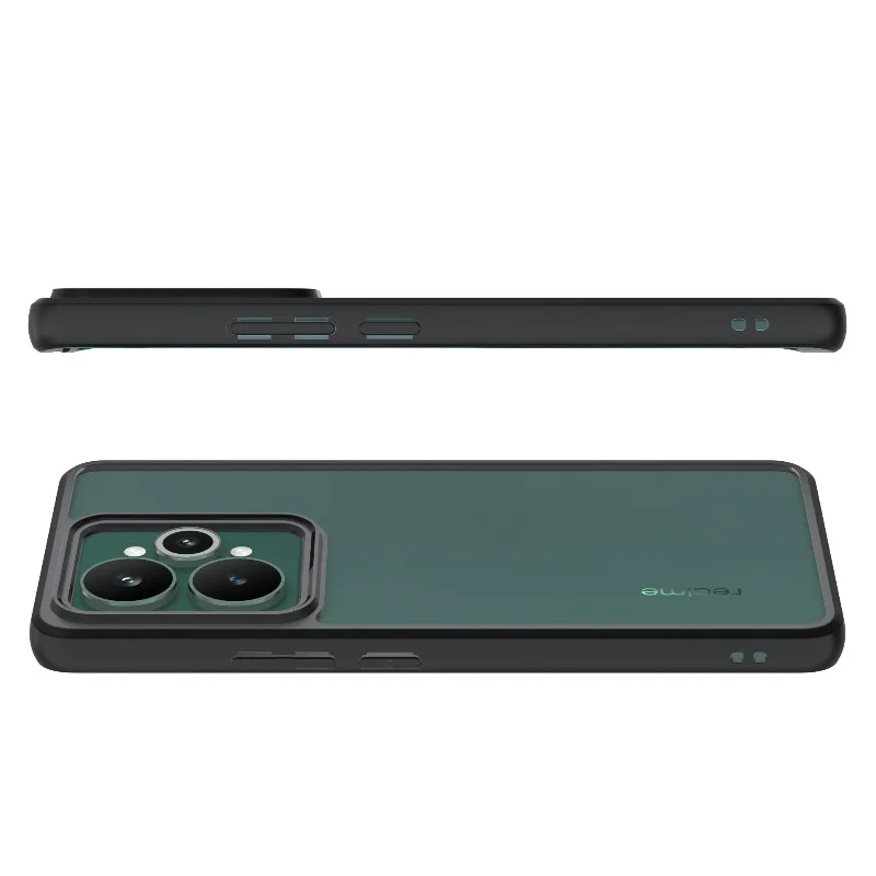 Para Realme 15 Pro funda para Realme15 acrílico esmerilado PC armadura funda de teléfono a prueba de golpes piel mate anticaída parachoques duro transparente - imagen 4