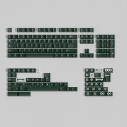 Keycaps PBT Emma Cherry MX Blanco y Verde Sublimación