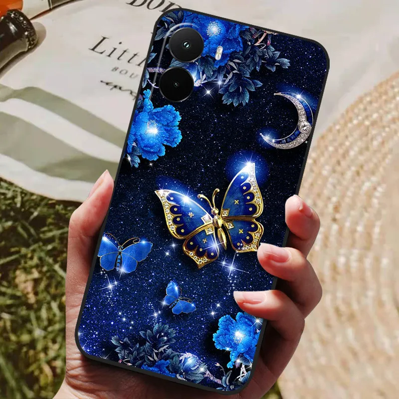 Para Xiaomi Poco M7 4G funda trasera de silicona funda de teléfono para Poco M7 Plus fundas parachoques suave coque M 7 Plus PocoM7 4G a prueba de golpes - imagen 4