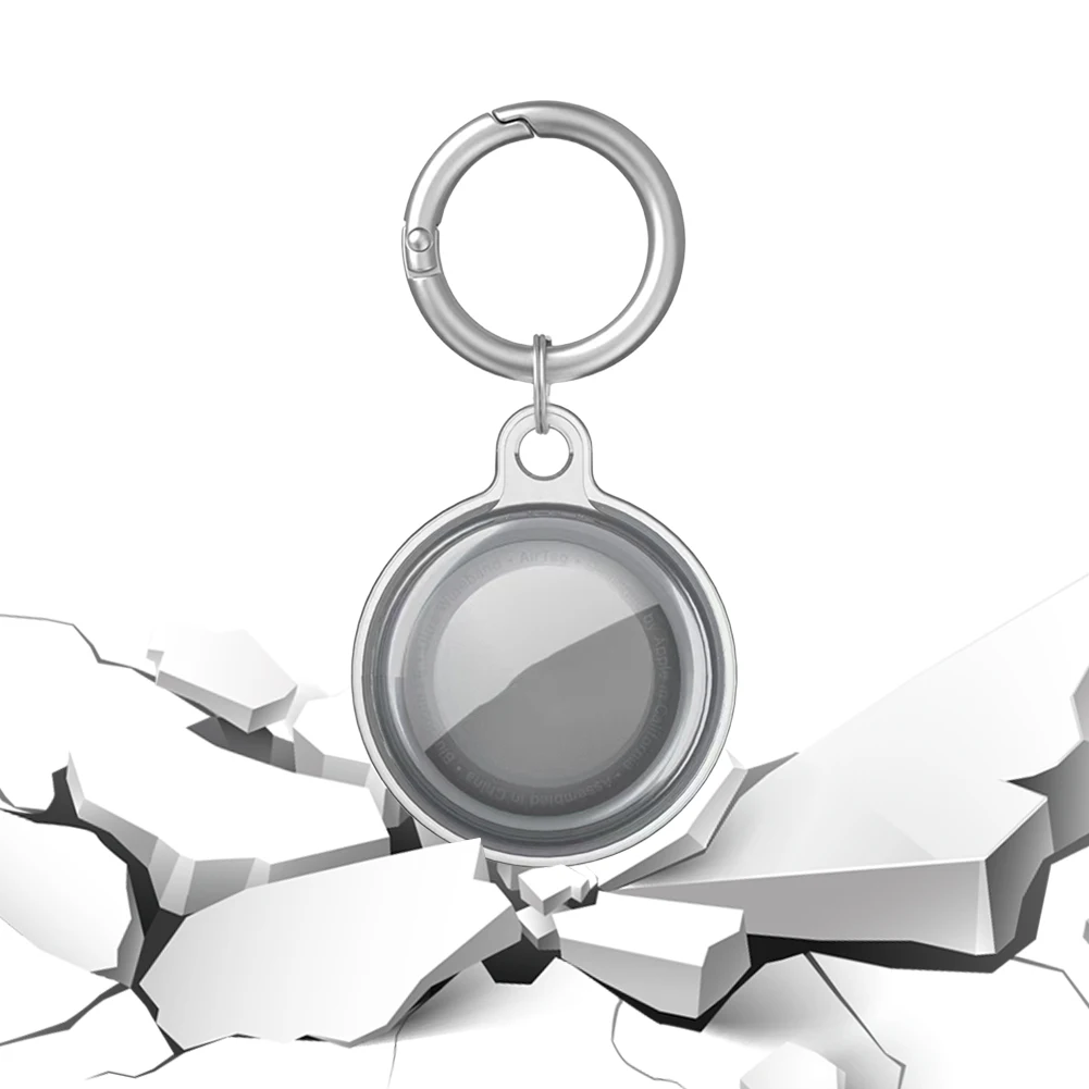 Funda protectora de TPU para Apple Airtag, carcasa a prueba de golpes con llavero - imagen 4