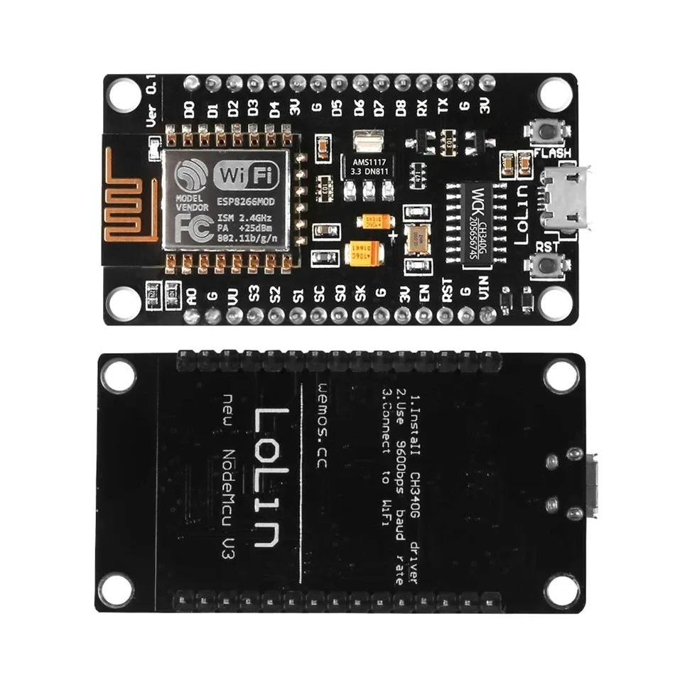 Módulo inalámbrico CH340 NodeMcu V3 Lua WIFI Placa de desarrollo de Internet de las cosas basada en ESP8266