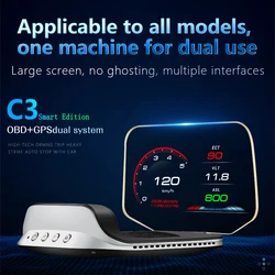 HUD OBD2 Coche – Velocímetro Digital GPS Temperatura