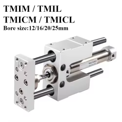 Cilindro Neumático AirTAC Serie TMI con Guía Doble Varilla 12-25mm