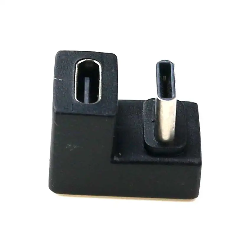 Cltgxdd conector en forma de U con ángulo de 90 grados, USB 3,1, 10Gbps, tipo C, macho a hembra, OTG, adaptador, acoplador - imagen 3