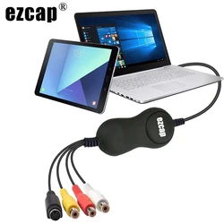EZCAP159 Capturadora Vídeo USB – Entradas CVBS RCA S-Vídeo