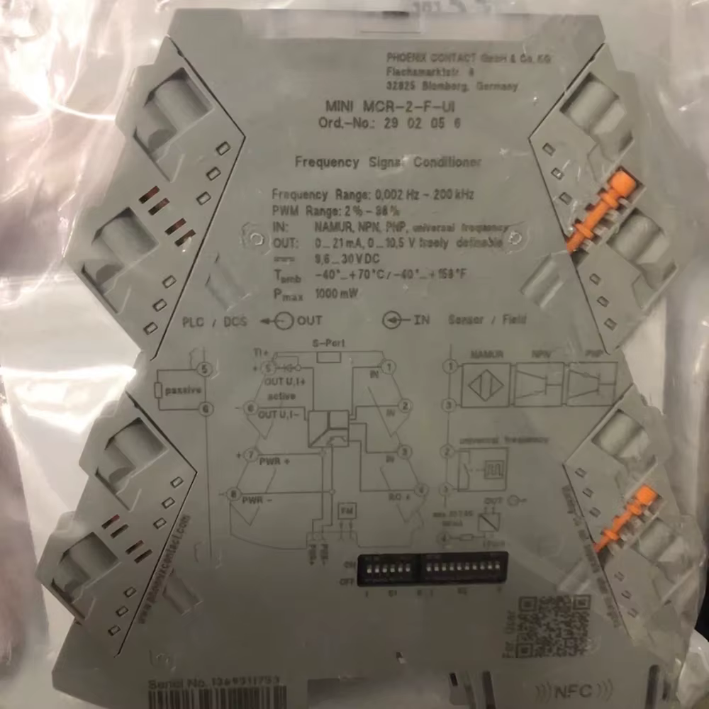2902056   Transductor de frecuencia MINI MCR-2-F-UI para acondicionador de señal Phoenix - imagen 5