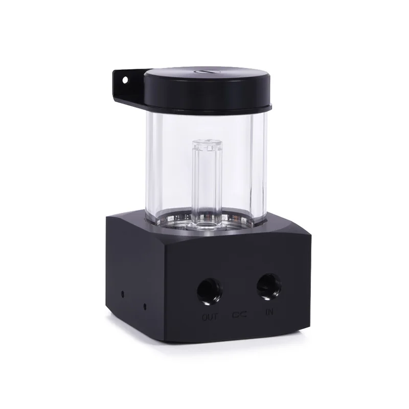 Alphacool Core 100 Aurora Tube Reservoir Compatible D5/VPP Bombas Tanque de enfriamiento de agua de expansión superior, G1/4" - imagen 3