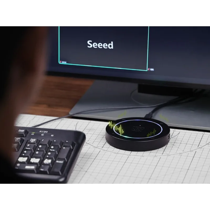 Seeed StudioReSpeaker XMOS XVF3800 ESP32S3 Alimentado por IA opcional con estuche: matriz de 4 micrófonos alimentada por IA para voz clara, incluso en ruido - imagen 2