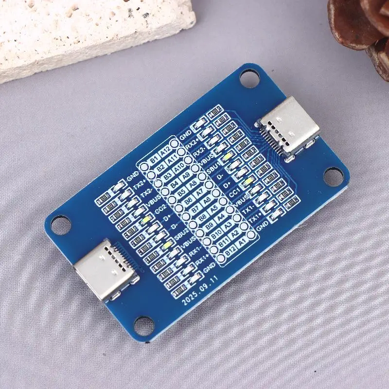 1/3 Uds nueva placa de prueba de Cable de carga rápida tipo C de doble cabeza adecuada para pruebas de Cable de teléfono - imagen 4