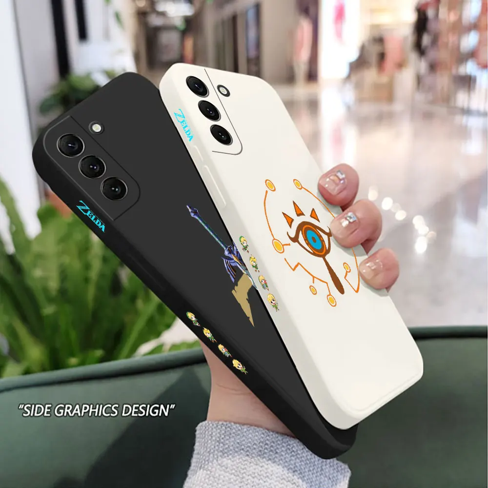 The L-Legend Of Z-Zeldas Phone Case For Samsung Galaxy S24 S23 S22 S21 S20 Fe Ultra Plus 5G S11 S10 S10E S9 Plus Liquid Cover - imagen 4