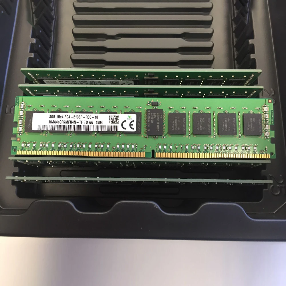 2 uds HMA41GR7MFR4N-TF RAM para SK Hynix 8GB DDR4 2133MHz ECC REG 1RX4 PC4-2133P memoria de servidor - imagen 5