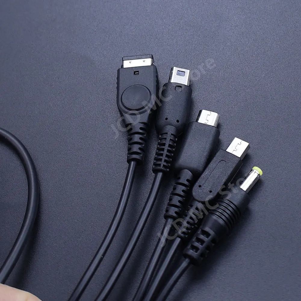 Cable de carga USB 5 en 1 para Nintendo nuevo 3DS Xl Nds Lite Ndsi Ll Wii U Cable cargador para nintendo Gba para Sony Psp 1000/2000 - imagen 4