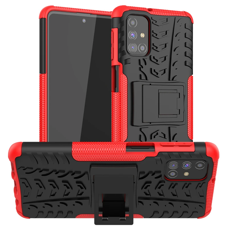 Para Samsung Galaxy M31S Funda Anti-knock Bumper Heavy Duty Armor Contraportada para Samsung M31 S Funda de teléfono de silicona para Samsung M31S - imagen 4