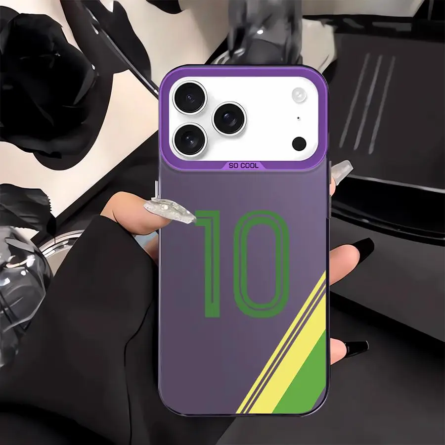 Funda trasera de teléfono para iPhone XS 14 15 Plus 13 XR 12 11 17Air 16e 16 17 Pro Max número de bola - imagen 5