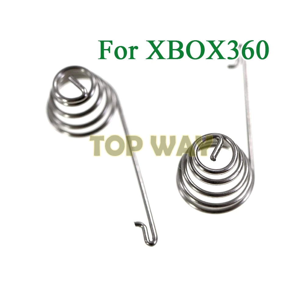 50 pares para Xbox 360 XBOX360 controlador inalámbrico batería L R resorte izquierdo derecho 2 reemplazo de reparación de PCB
