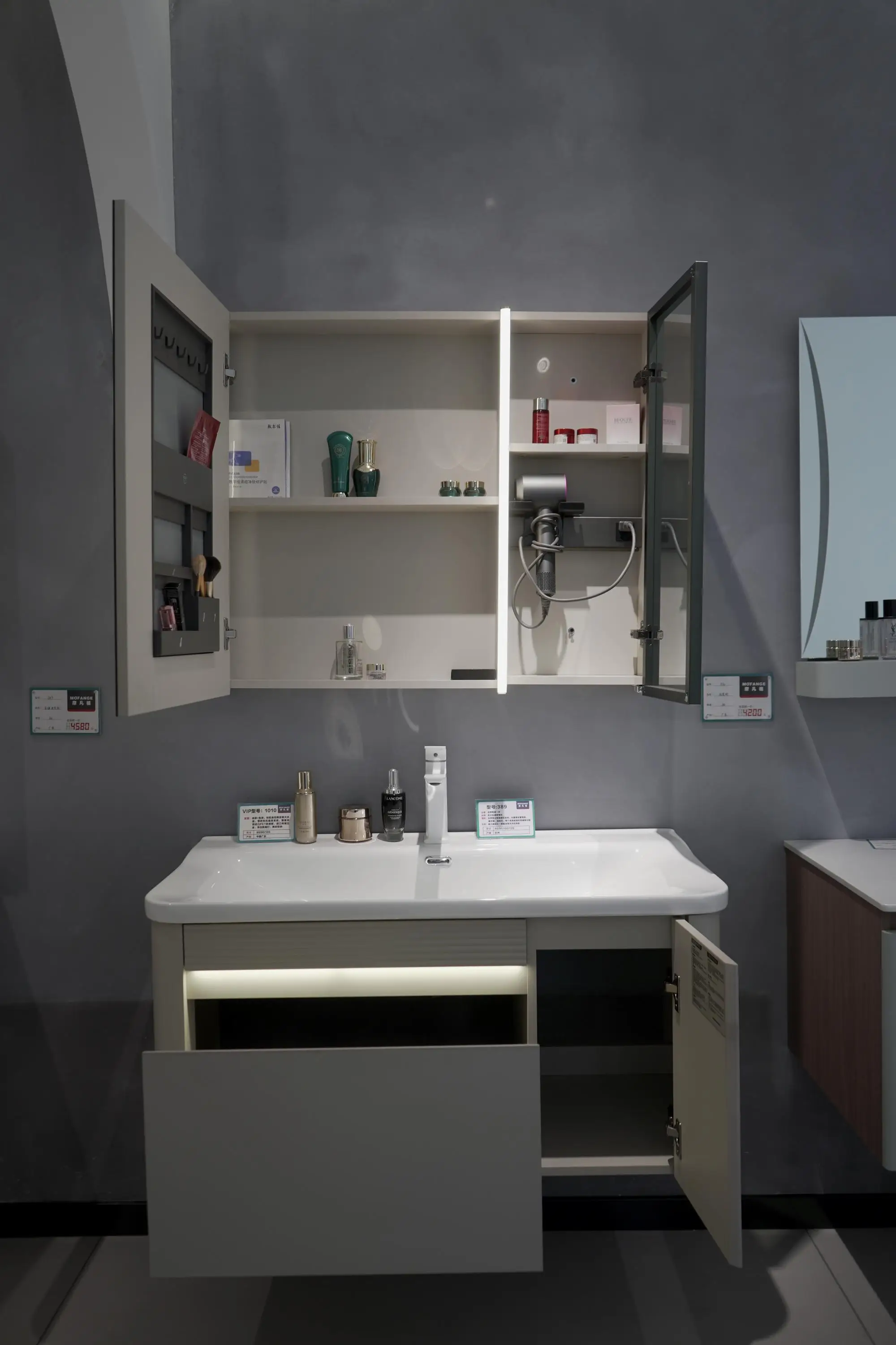 Tocador personalizado 2025 para maquillaje en tocador con espejo, gran oferta, muebles de madera, tocador de baño con diferentes tamaños - imagen 2