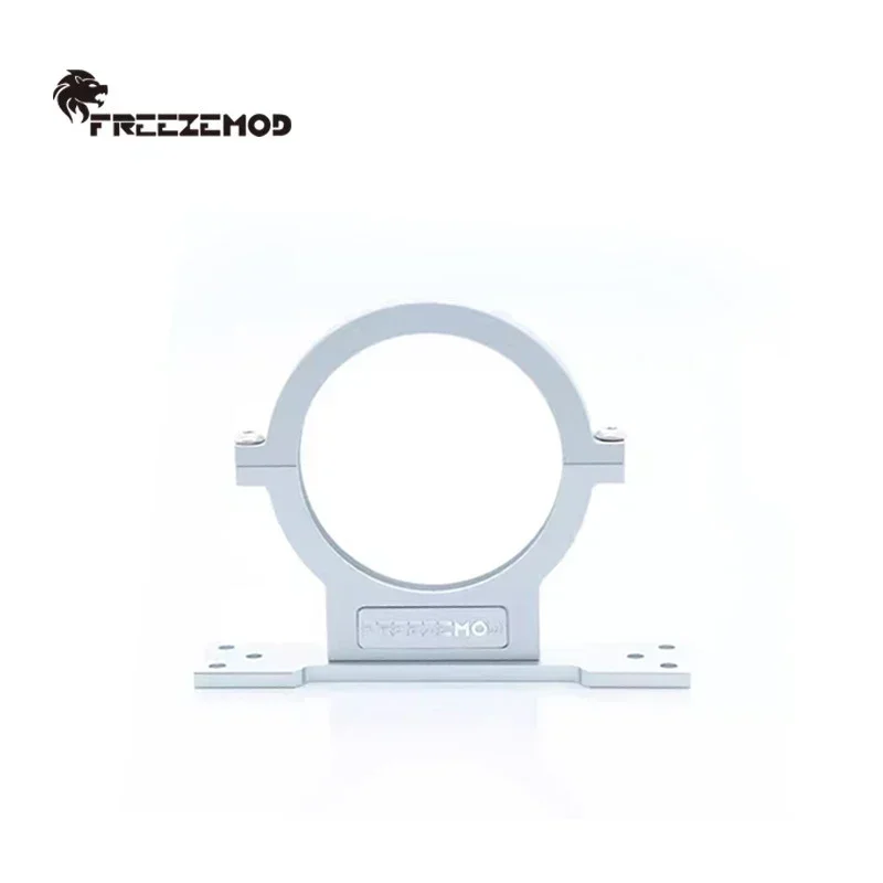 Hebilla de montaje FreezeMod para depósito cilíndrico OD50/60MM, SXKJ-CO, soporte de aluminio completo para refrigeración por agua negro/plateado, - imagen 2