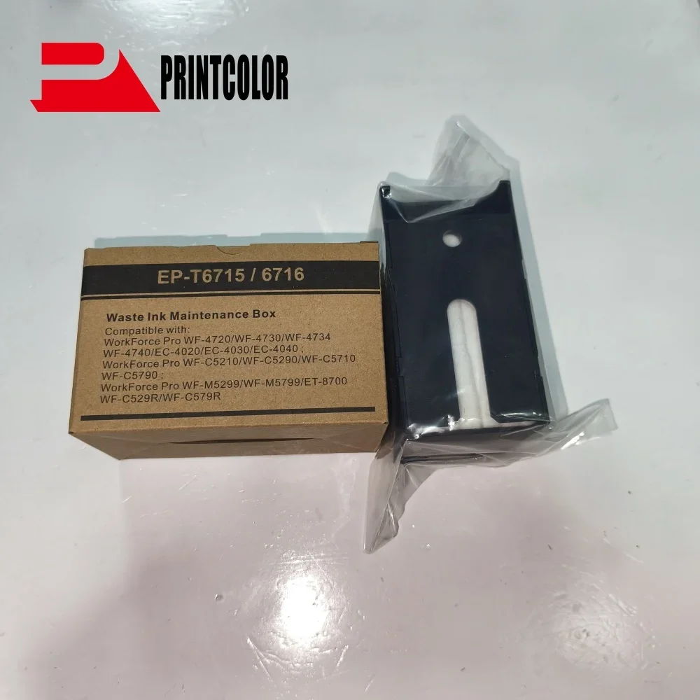 Caja de mantenimiento del tanque de tinta residual para Epson WF C5290 C5710 C5790 M5298 M5299 M5799 C529 C579 S381 S880 ET8700 T6716 C5210 PXMB8 - imagen 2
