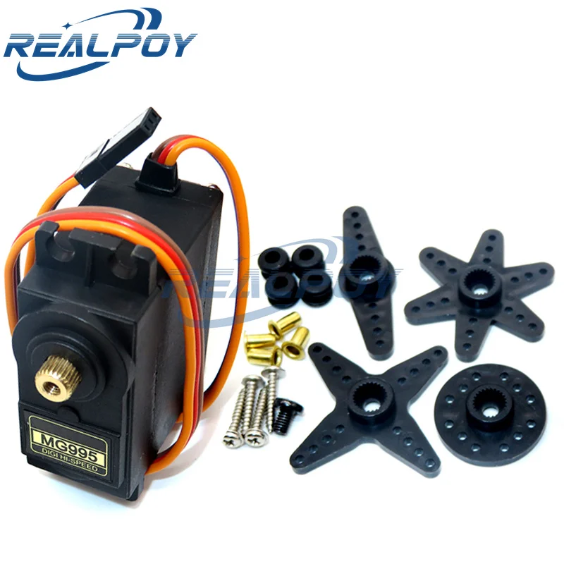 Servos MG995 de 55g, servo de robot de coche rc con engranaje de Metal Digital para arduino