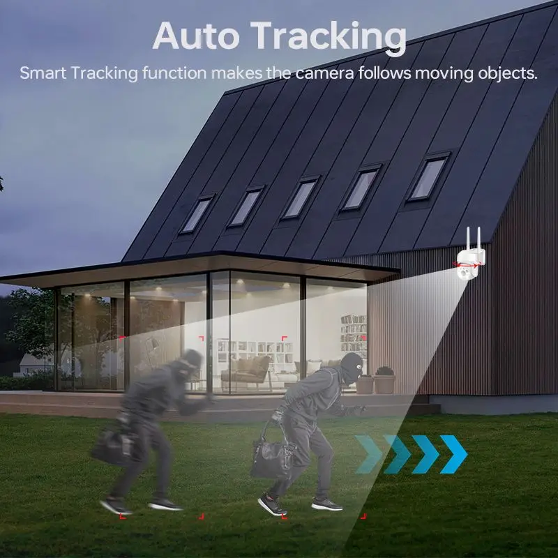 1080P HD Yi iot APP impermeable 2,4G WiFi red cámara PTZ 360 videovigilancia inalámbrica cámara de seguridad WiFi al aire libre 2MP - imagen 5